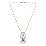 22k Gold Plated Ridhi Arka Pendant Set