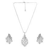 22k Gold Plated Ridhi Pushpa Pendant Set