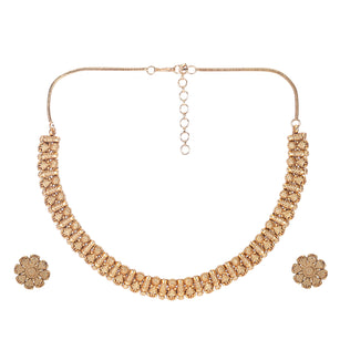 22k Gold Plated Kanaka Siyana Necklace Set