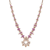 22k Gold Plated Kanaka Tiya Necklace Set