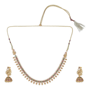 22k Gold Plated Kanaka Zayana Necklace Set