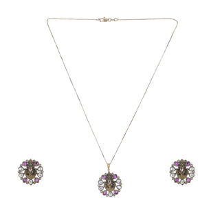 22k Gold Plated Kanaka Manira Necklace Set