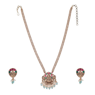 22k Gold Plated Kanaka Oorja Necklace Set