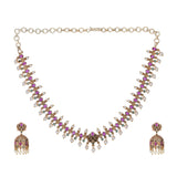 22k Gold Plated Kanaka Iravati Necklace Set
