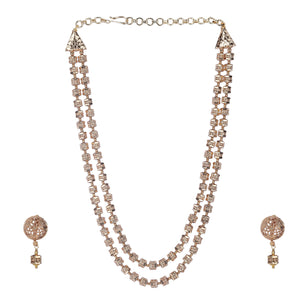 22k Gold Plated Kanaka Ritika Necklace Set