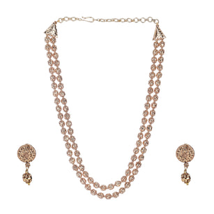 22k Gold Plated Kanaka Vritika Necklace Set