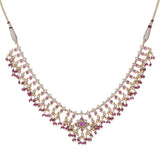 22k Gold Plated Kanaka Lavina Necklace Set