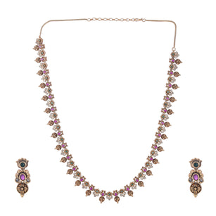 22k Gold Plated Kanaka Gitali Necklace Set