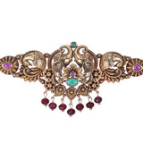 22k Gold Plated Kanaka Vedika Necklace Set