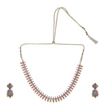 22k Gold Plated Kanaka Nyra Necklace Set