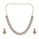 22k Gold Plated Kanaka Jivika Necklace Set