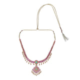 22k Gold Plated Kanaka Ravina Necklace Set