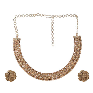 22k Gold Plated Kanaka Tanira Necklace Set