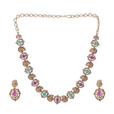 22k Gold Plated Kanaka Sharvya Necklace Set