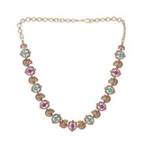 22k Gold Plated Kanaka Sharvya Necklace Set