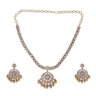 22k Gold Plated Kanaka Charita Necklace Set