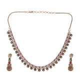 22k Gold Plated Kanaka Anvika Necklace Set