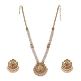 22k Gold Plated Kanaka Kanira Necklace Set