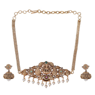 22k Gold Plated Kanaka Kiyana Necklace Set