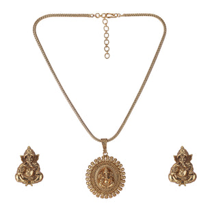 22k Gold Plated Kanaka Quisha Necklace Set