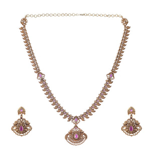 22k Gold Plated Kanaka Yoshita Necklace Set