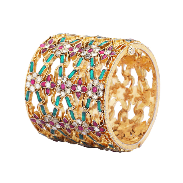 Kangan Kav Gold Plated  Bangle