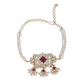 GULUBAND Naveta KUNDAN CHOKER SET