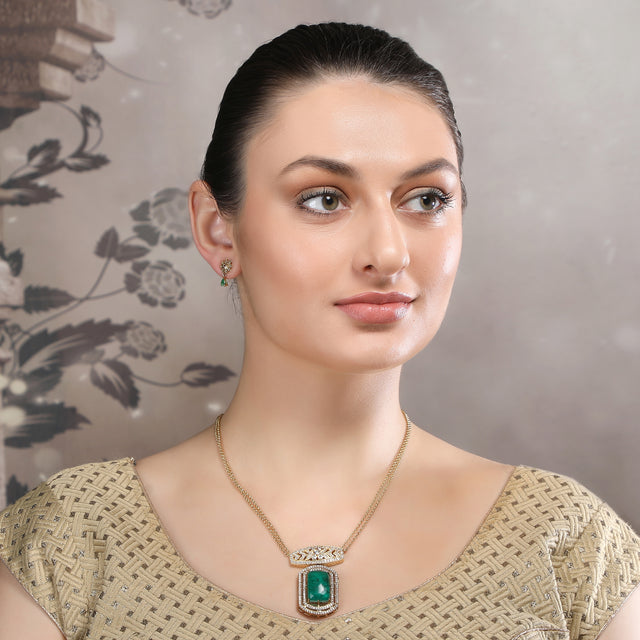 Inaya 22k Gold Plated Necklace Set