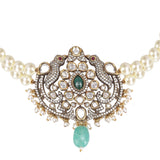 KANTHI ZIRCON AAHANA CHOKER SET