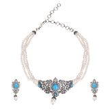 KANTHI ZIRCON SARAH CHOKER SET
