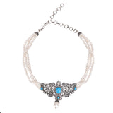 KANTHI ZIRCON SARAH CHOKER SET