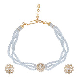 KANTHI ZIRCON SNEHA  CHOKER SET