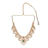 22k Gold Plated Kanaka Anvaya Necklace Set