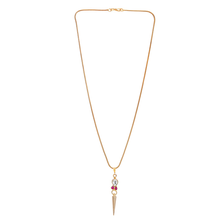 Noor 22 K Gold Plated Pan Necklace