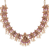 22k Gold Plated Kanaka Urmi Necklace Set