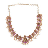 22k Gold Plated Kanaka Urmi Necklace Set