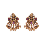 22k Gold Plated Kanaka Brinda Necklace Set