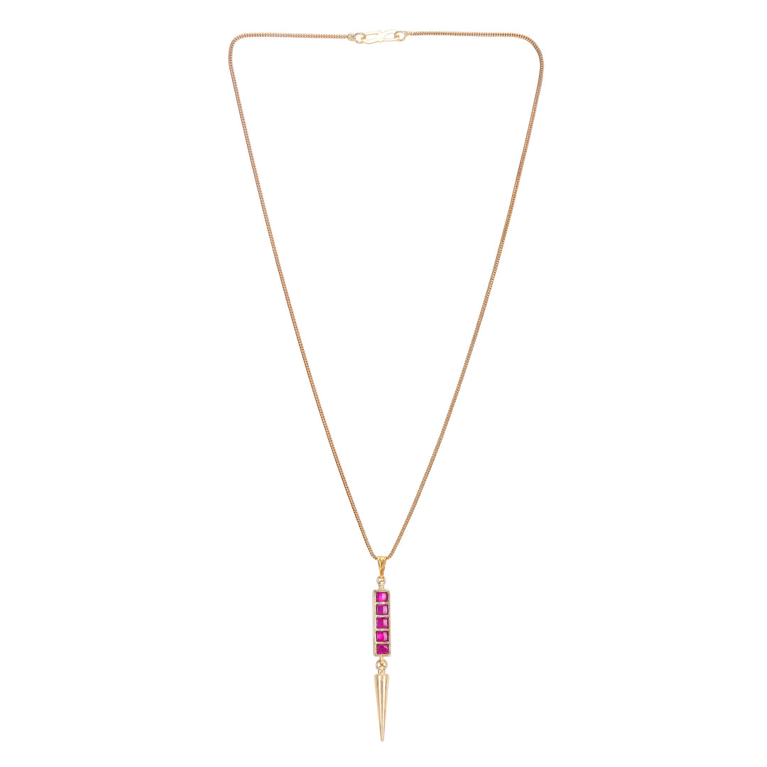 Noor 22 K Gold Plated Kundan Necklace