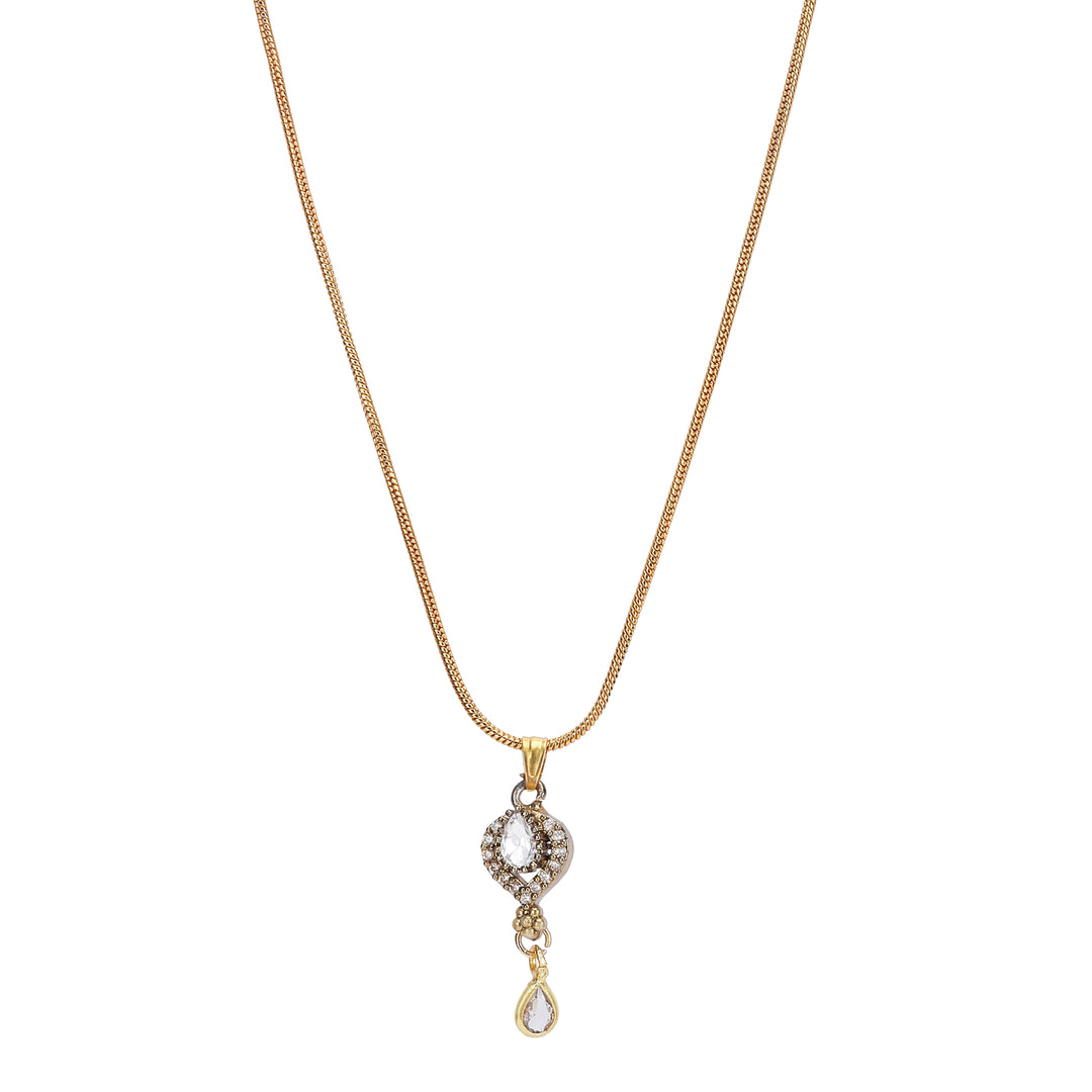 Noor 22 K Gold Plated  Heart Shape