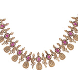 22k Gold Plated Kanaka Harita Necklace Set