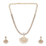 22k Gold Plated Kanaka Myra Necklace Set
