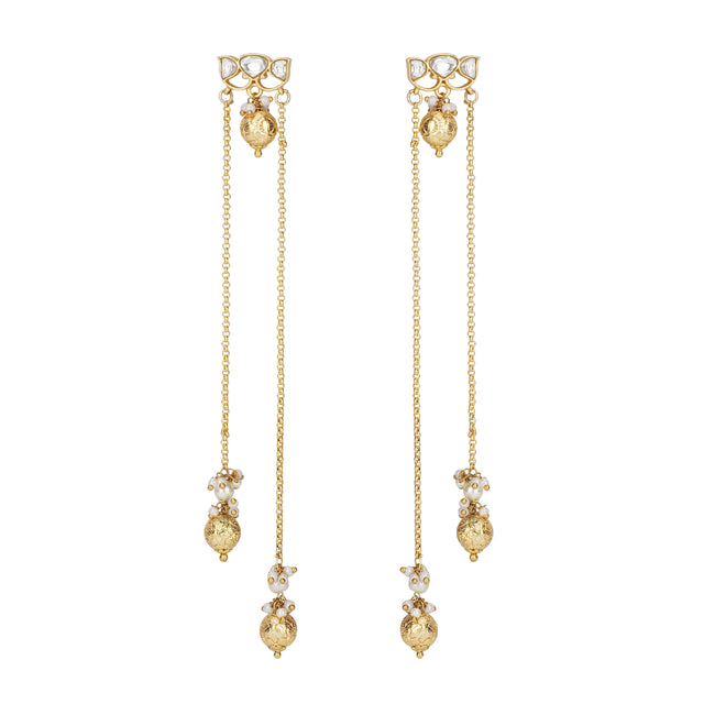 22k Gold Plated Kaani Kanira Earring