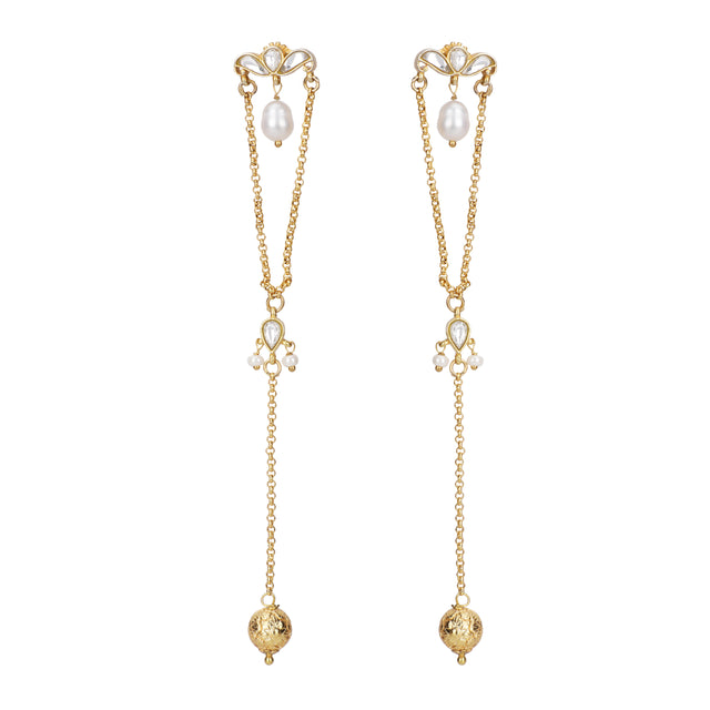 22k Gold Plated Kaani Tarini Earring