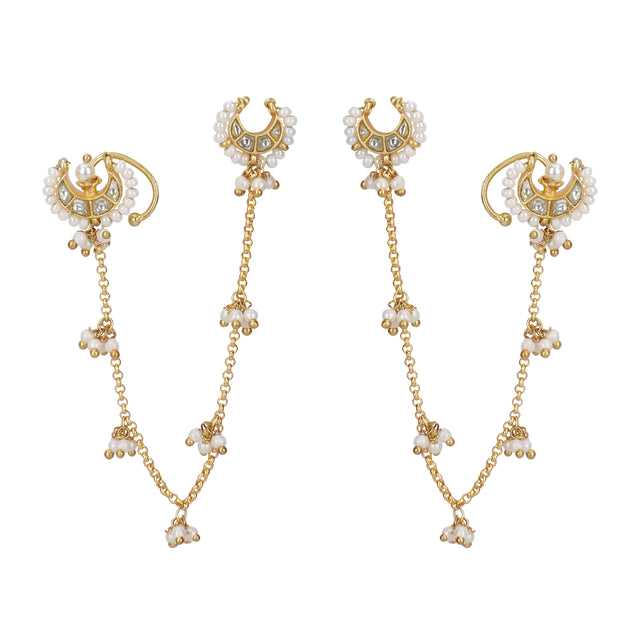 22k Gold Plated Kaani Mrinala Earring