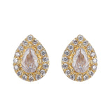 Gemstone Hamsika 22k Gold Plated Pendant Set