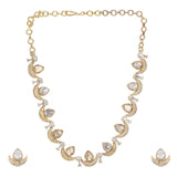 Gemstone Dayamai 22k Gold Plated Necklace Set