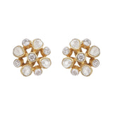 Gemstone Harisha navya 22k Gold Plated Pendant Set