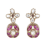 Gemstone Dhruvi 22k Gold Plated Necklace Set