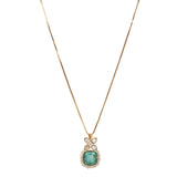 Gemstone Dayanita 22k Gold Plated Pendant