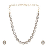 Gemstone Deeksha 22k Gold Plated Necklace Set